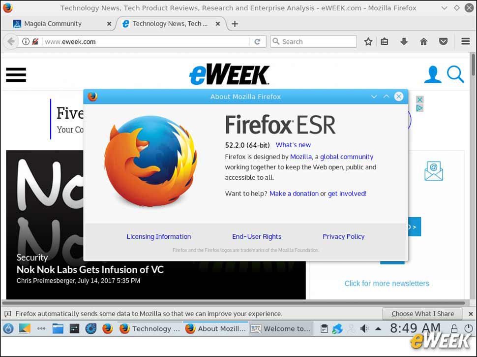 7 - Firefox ESR Is the Default Browser